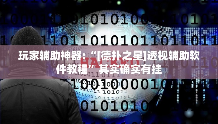 玩家辅助神器:“德扑之星确定可以透视的”开挂详细教程