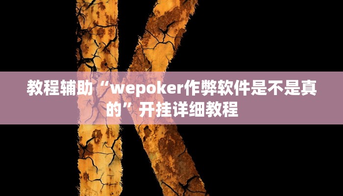 教程辅助“德州局wepoker透视挂破解版”开挂详细教程
