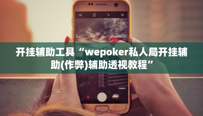 玩家辅助神器:“wepoker透视挂安装教程”其实确实有挂 玩家辅助神器:“wepoker透视挂安装教程”其实确实有挂