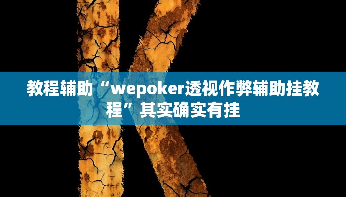 开挂辅助工具“德州局wepoker透视(透视 )!详细教程透视方法