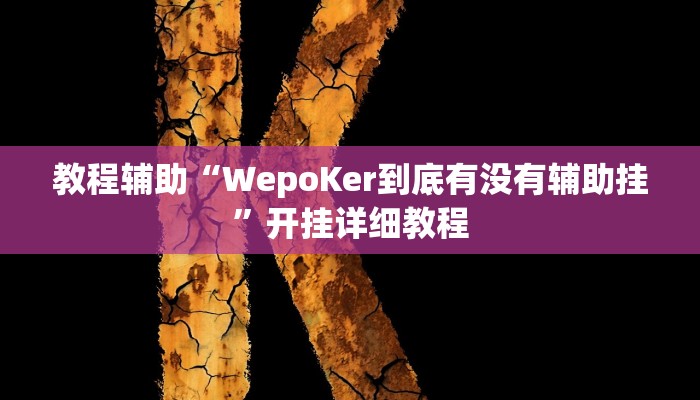 教程辅助“WepoKer到底有没有辅助挂”开挂详细教程 教程辅助“WepoKer到底有没有辅助挂”开挂详细教程