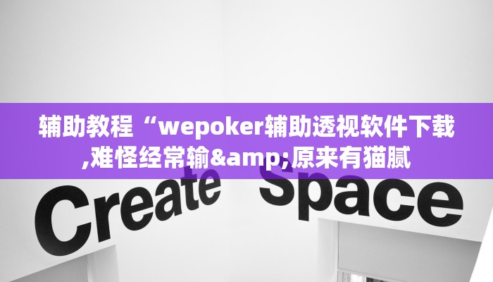 辅助教程“wepoker辅助透视软件下载,难怪经常输&原来有猫腻