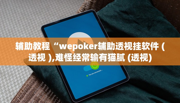 辅助教程“wepoker辅助透视挂软件 (透视 ),难怪经常输有猫腻 (透视) 辅助教程“wepoker辅助透视挂软件 (透视 ),难怪经常输有猫腻 (透视)