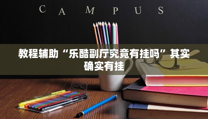 教程辅助“乐酷副厅究竟有挂吗”其实确实有挂