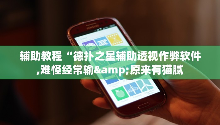 辅助教程“德扑之星辅助透视作弊软件,难怪经常输&原来有猫腻