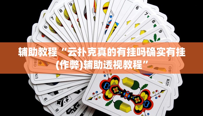开挂辅助工具“hhpoker辅助透视作弊挂!(透视)详细辅助透视教程