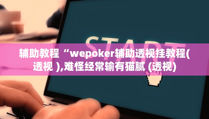 辅助教程“wepoker辅助透视挂教程(透视 ),难怪经常输有猫腻 (透视)