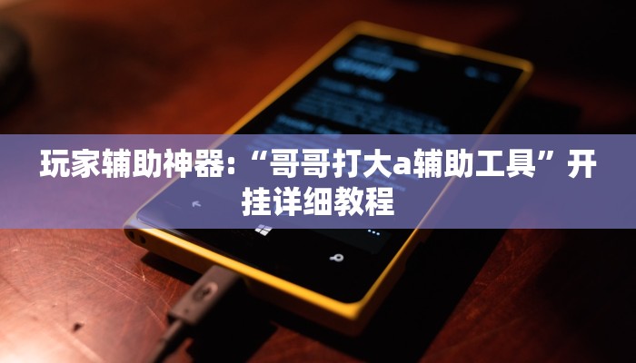 玩家辅助神器:“哥哥打大a辅助工具”开挂详细教程