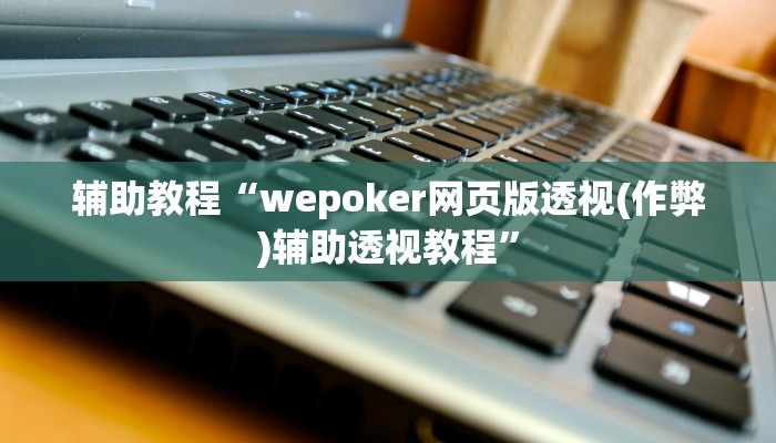 辅助教程“wepoker网页版透视(作弊)辅助透视教程”