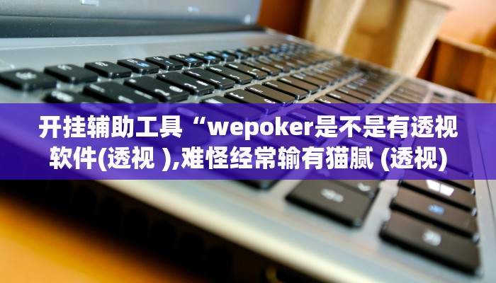 开挂辅助工具“wepoker是不是有透视软件(透视 ),难怪经常输有猫腻 (透视)
