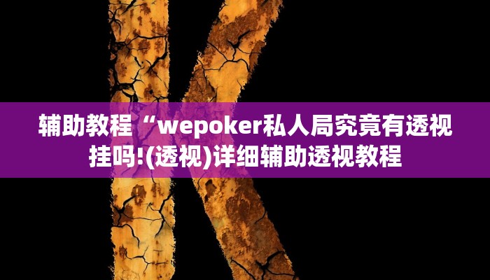 玩家辅助神器:“HHpoker德扑官网”其实确实有挂