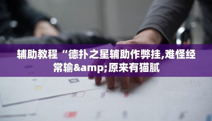 辅助教程“德扑之星辅助作弊挂,难怪经常输&原来有猫腻