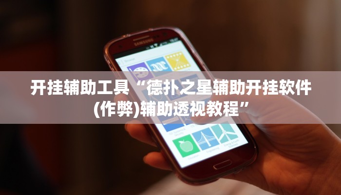 开挂辅助工具“德扑之星辅助开挂软件(作弊)辅助透视教程”