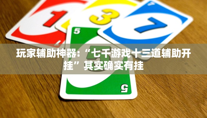 玩家辅助神器:“七千游戏十三道辅助开挂”其实确实有挂